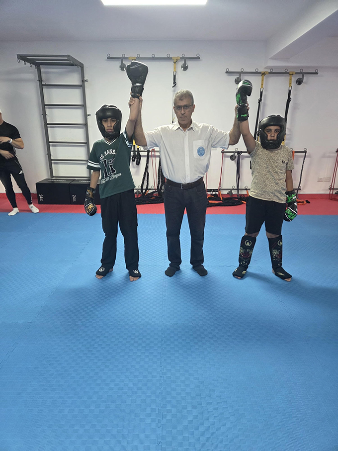للقاء قطري لـ Inter Club Kickboxing في مركز حسني عرار للرياضة والفنون القتالية
